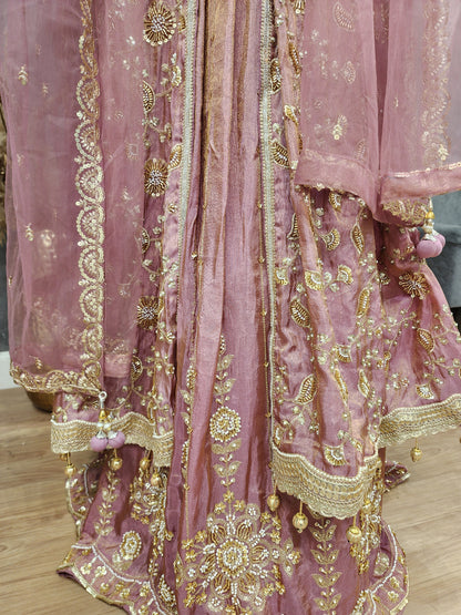 Mastani centre slit indowestern dress