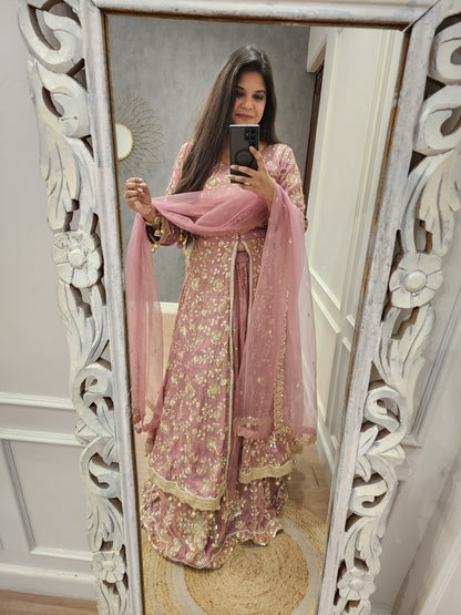 Mastani centre slit indowestern dress