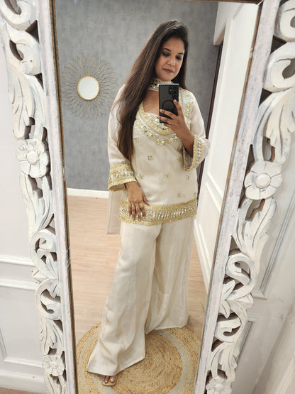 Kohinoor bustier real mirror co-ord set