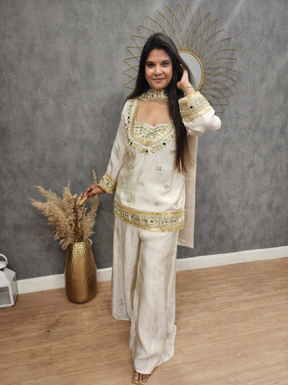 Kohinoor bustier real mirror co-ord set