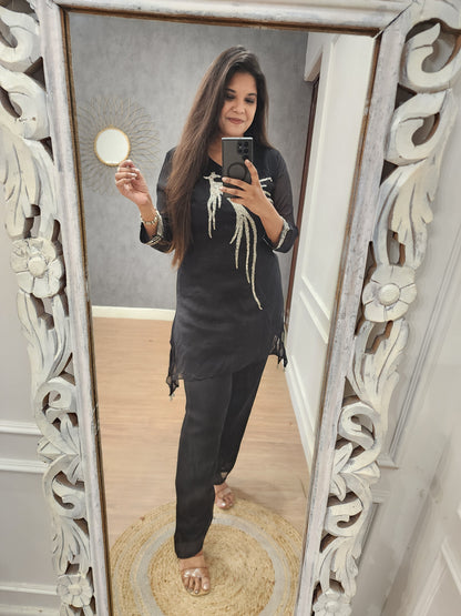 Black kingfisher co-ord set