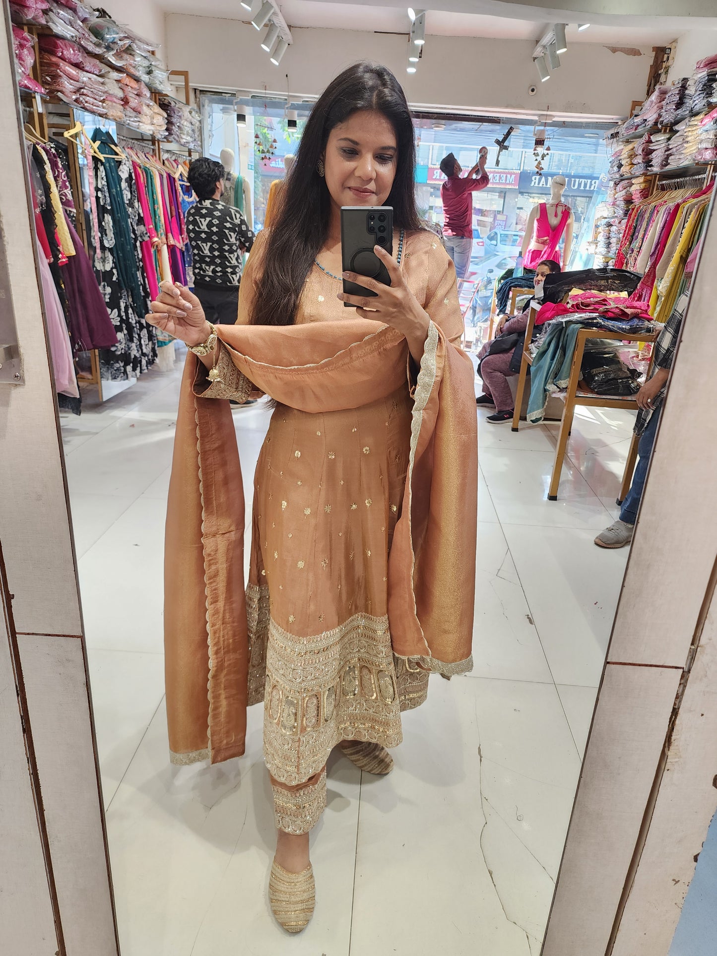 Deepika 3pc anarkali suit