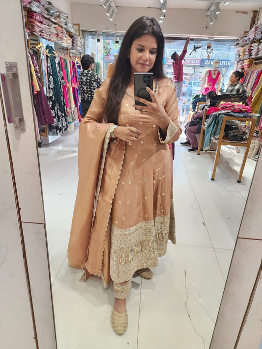 Deepika 3pc anarkali suit