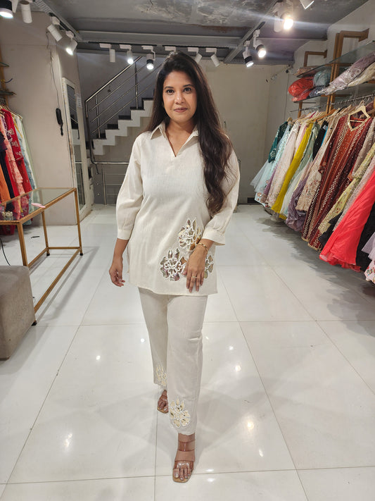 Cotton linen get together co-ord set