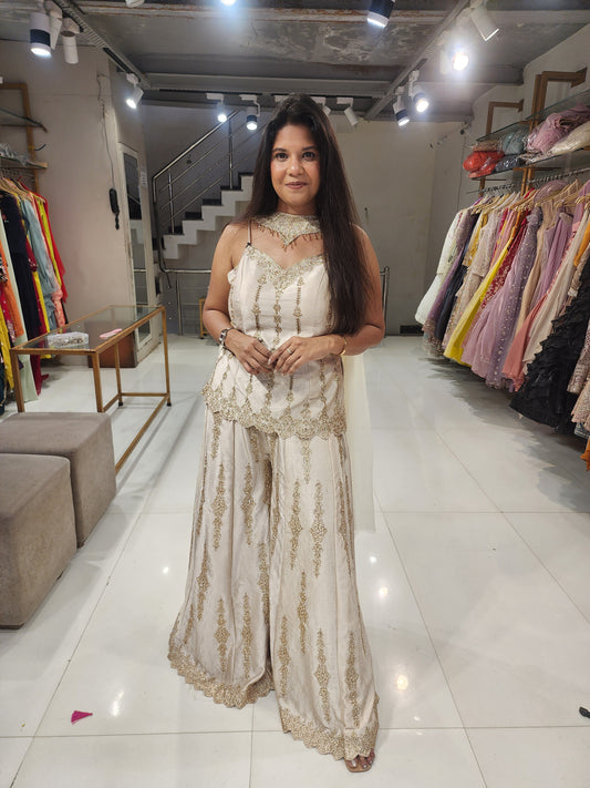 Old is gold co-ord set ( seperate sleeves not available)