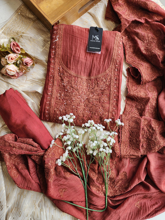 Mehtaab mull cotton unstitched dress material