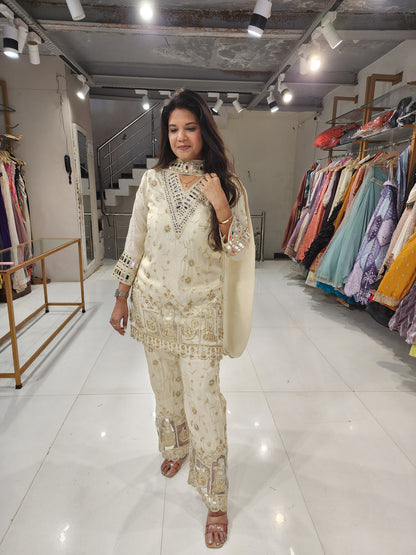 Off white kareen co-ord set suit