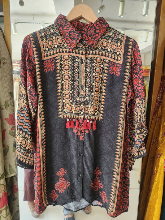 Ajrak print shirts