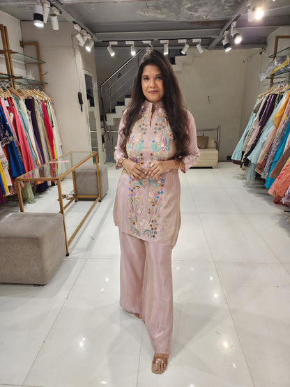 PDP shimmer tissue co-ord set