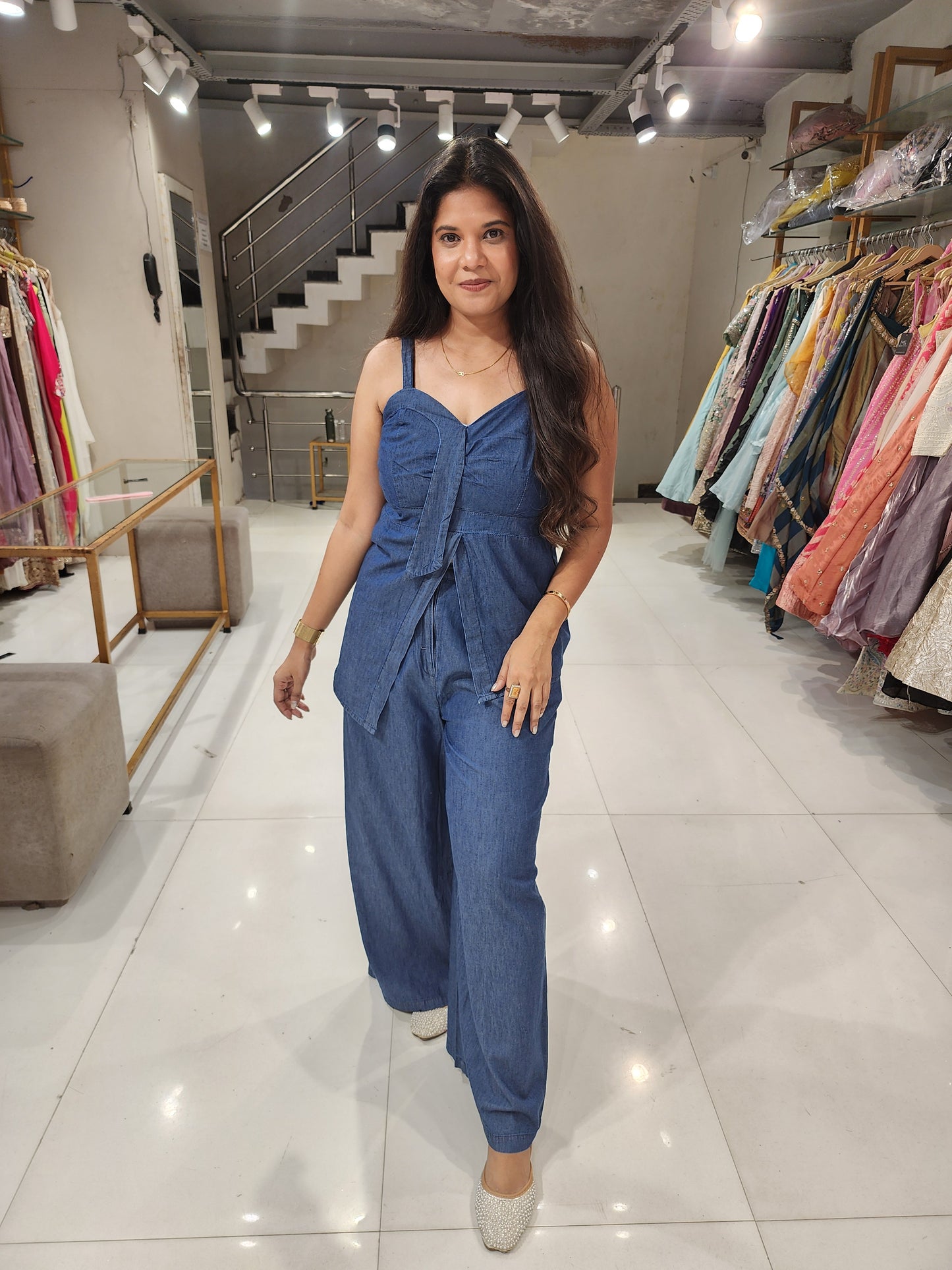 Denim step co-ord set
