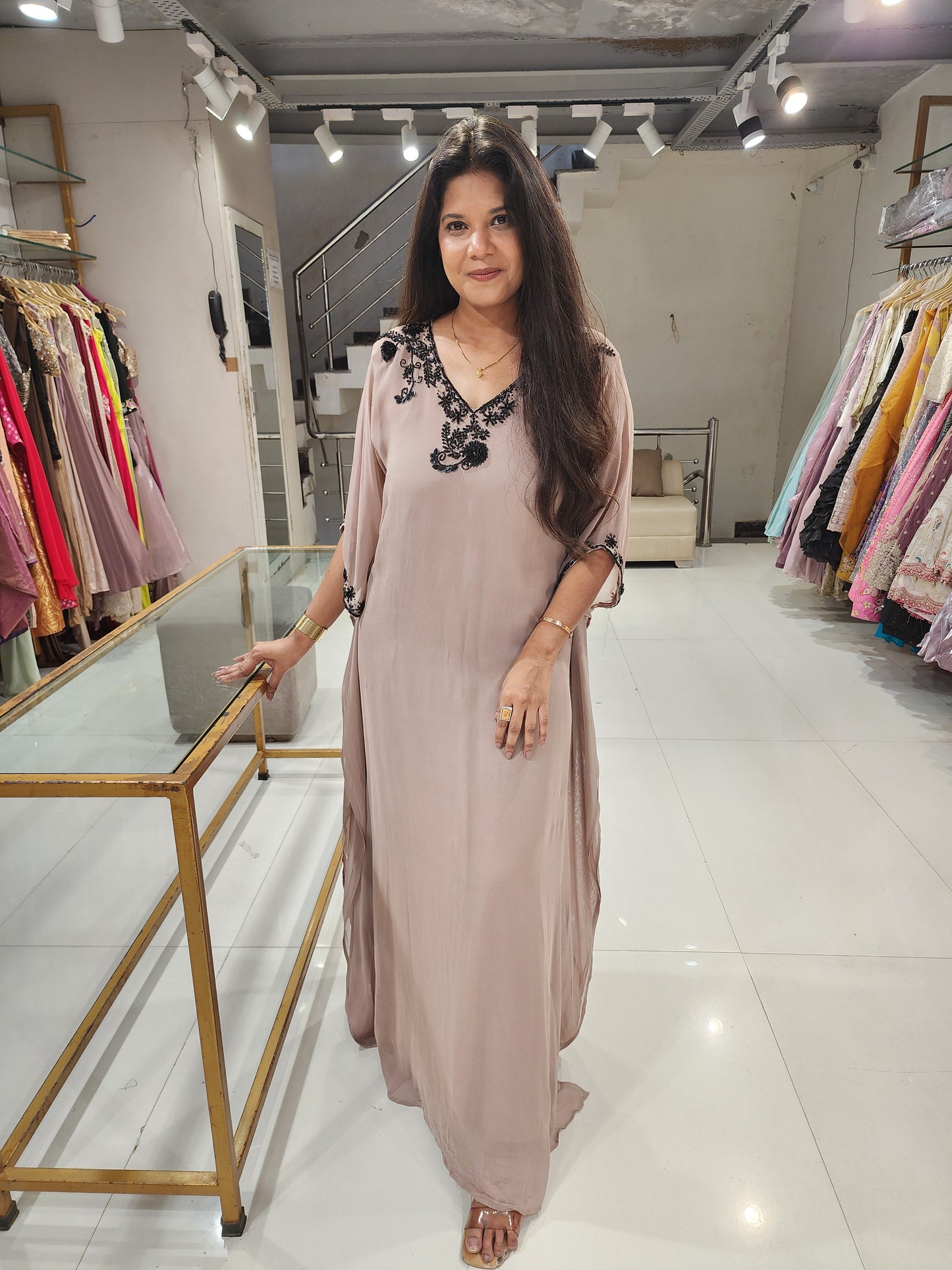 Long one piece kaftaan dress