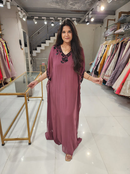 Ine piece long kaftaan dress