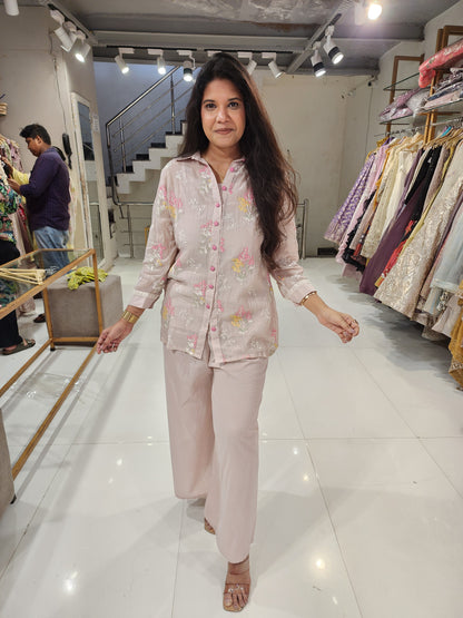 Mull cotton embroided set