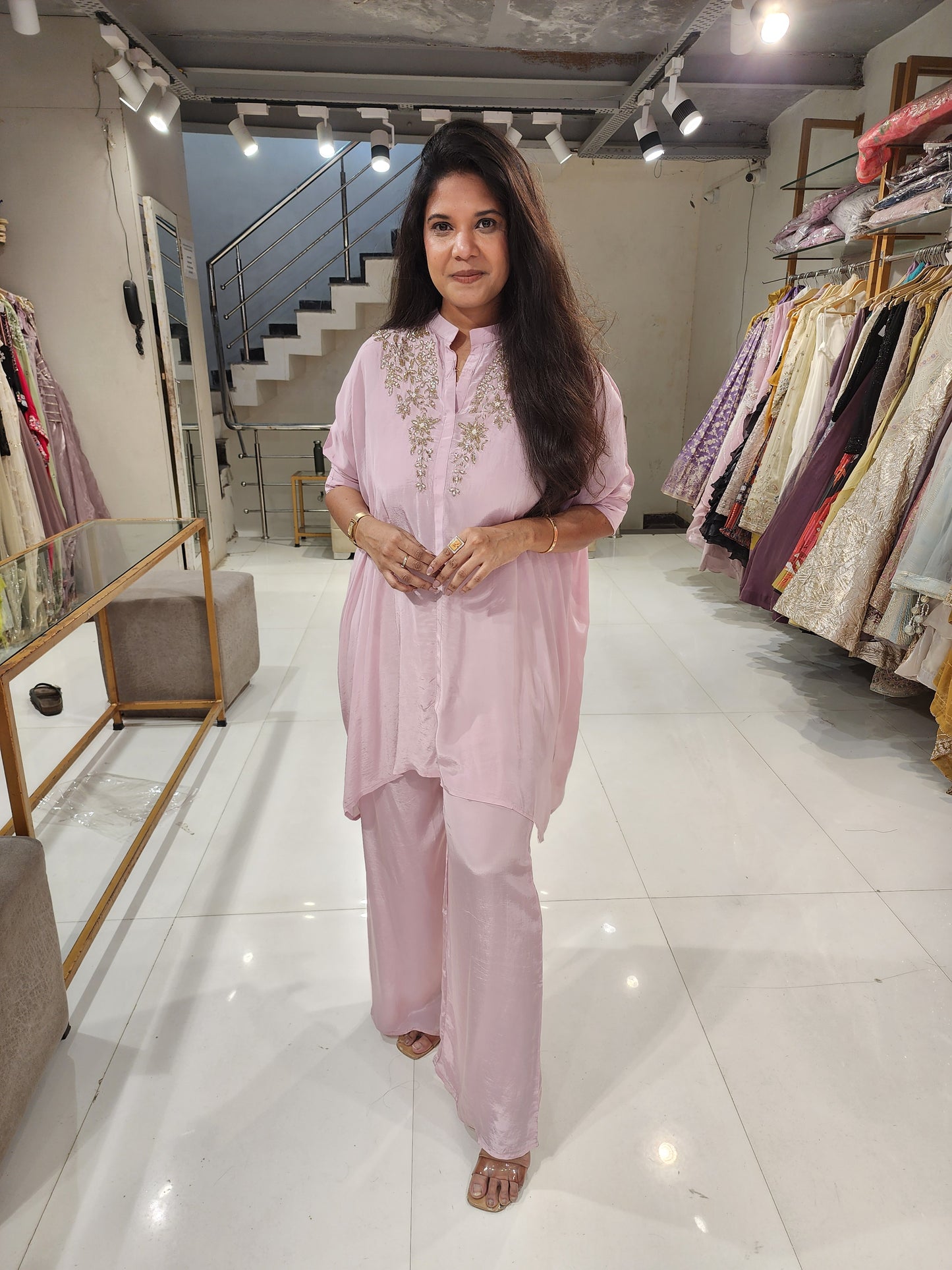 Baggy embroided co-ord set