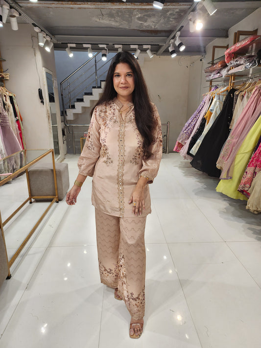 Crepe digital print co-ord set