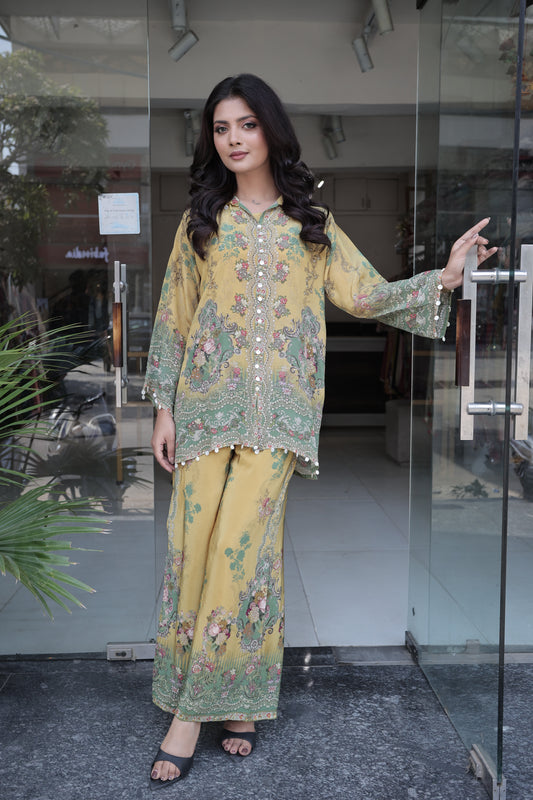 Crepe floral co-ord set