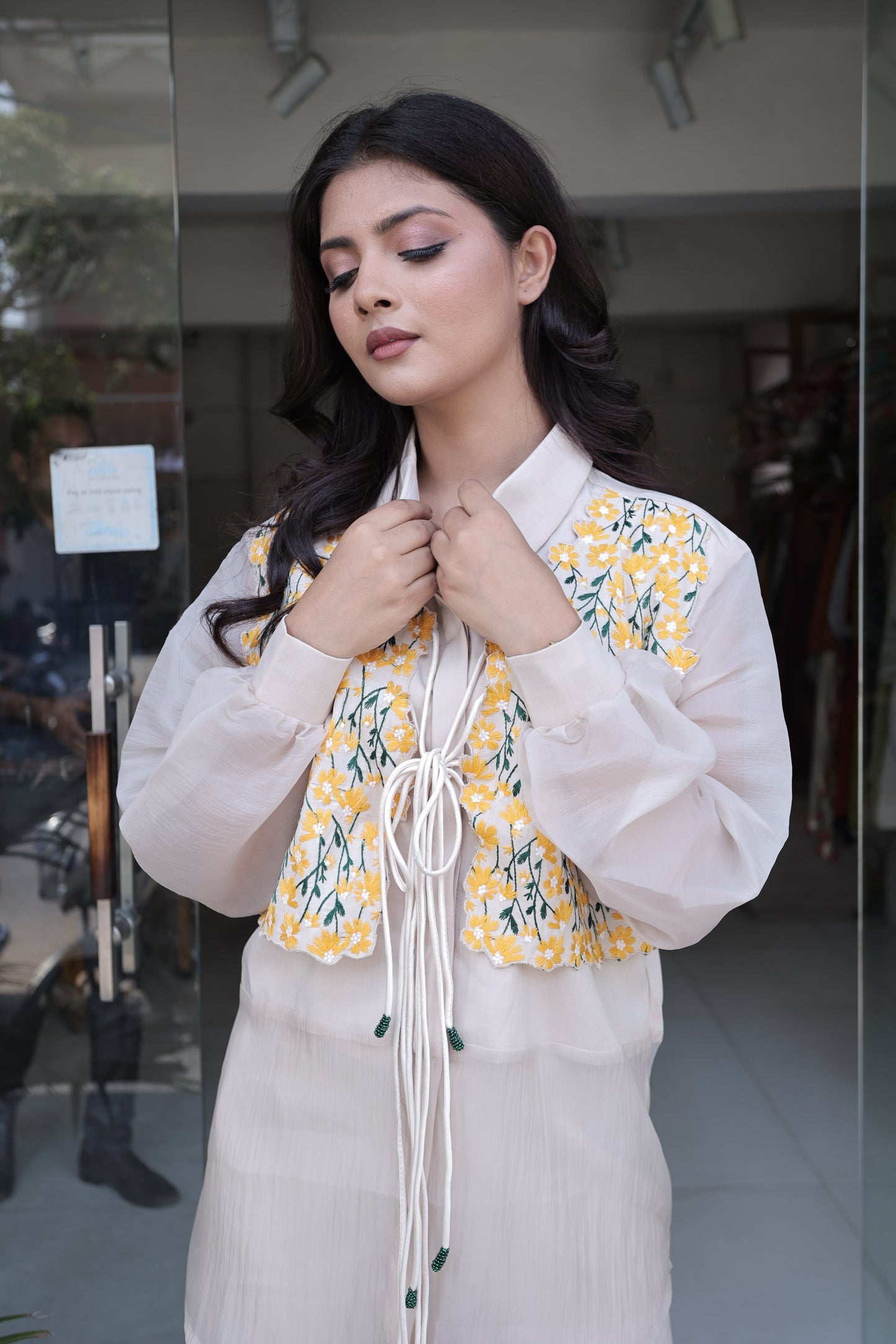 3pc organza co-ord set