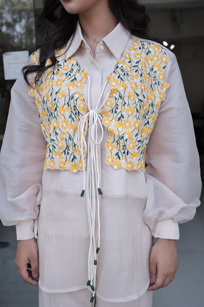 3pc organza co-ord set