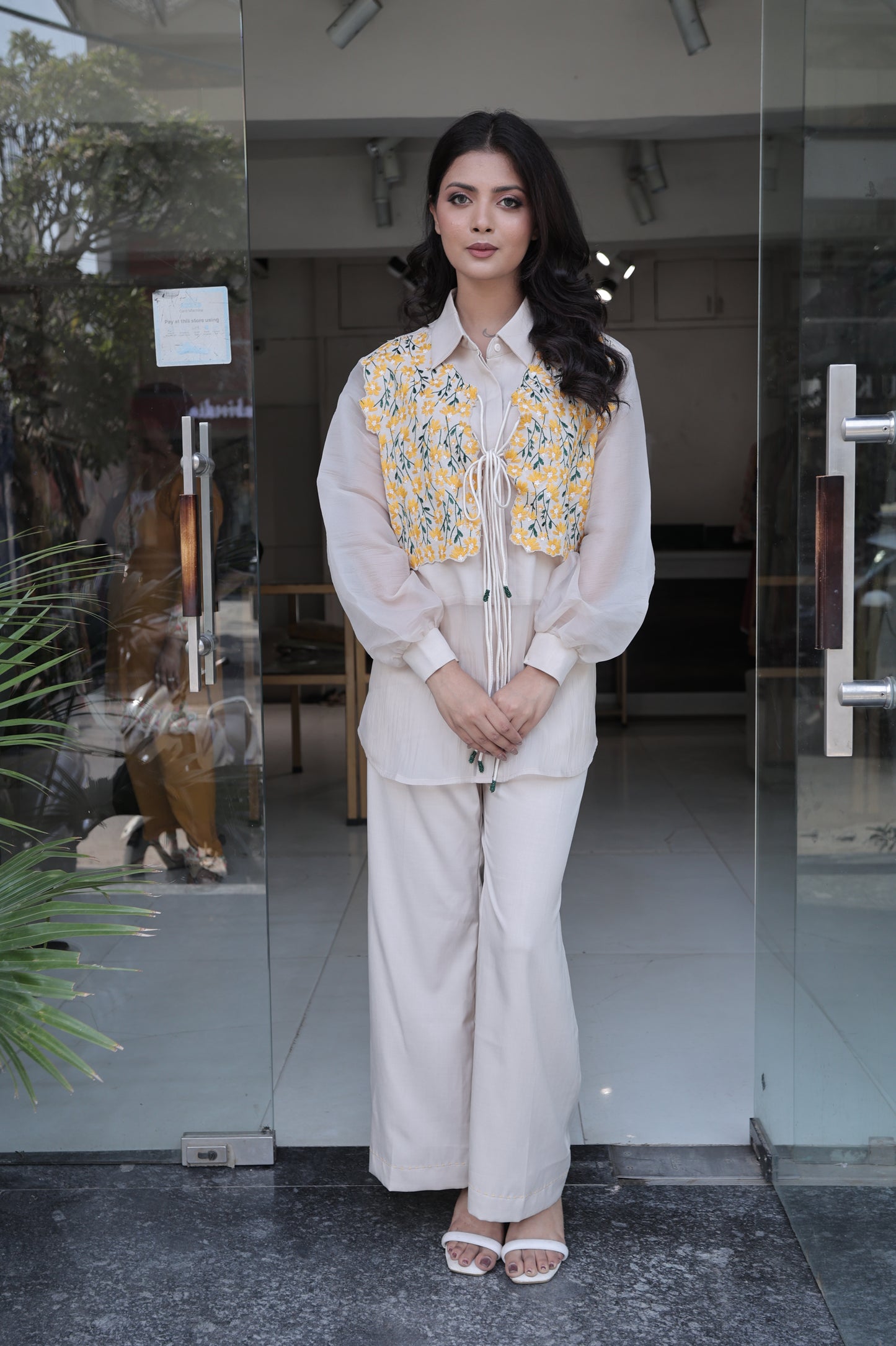 3pc organza co-ord set