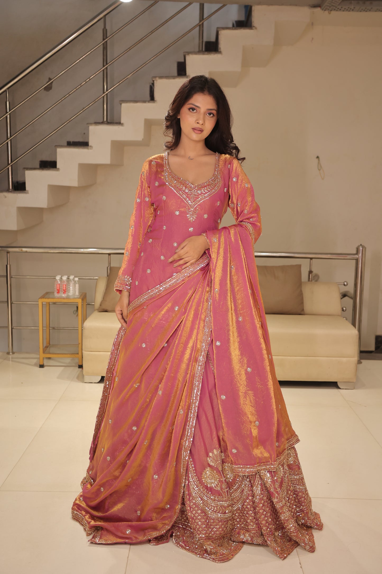 Rajgharana short kurti lehenga set