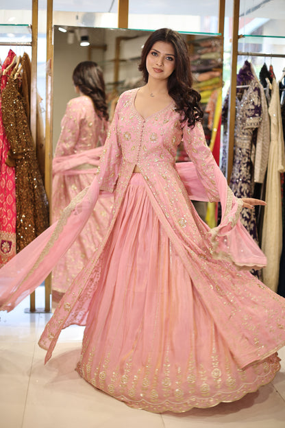 Mahira Centre slit indowestern dress
