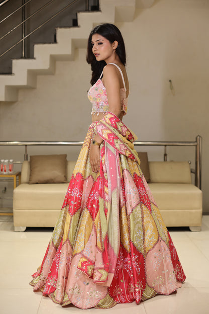 Carnival multi lehenga set