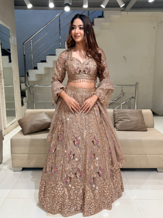 Embroided lehenga set