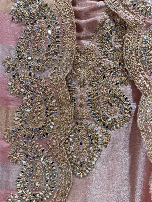 Unstitched suit girraf tissue