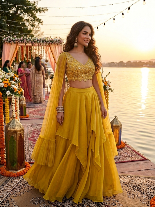 Butterfly lehenga set