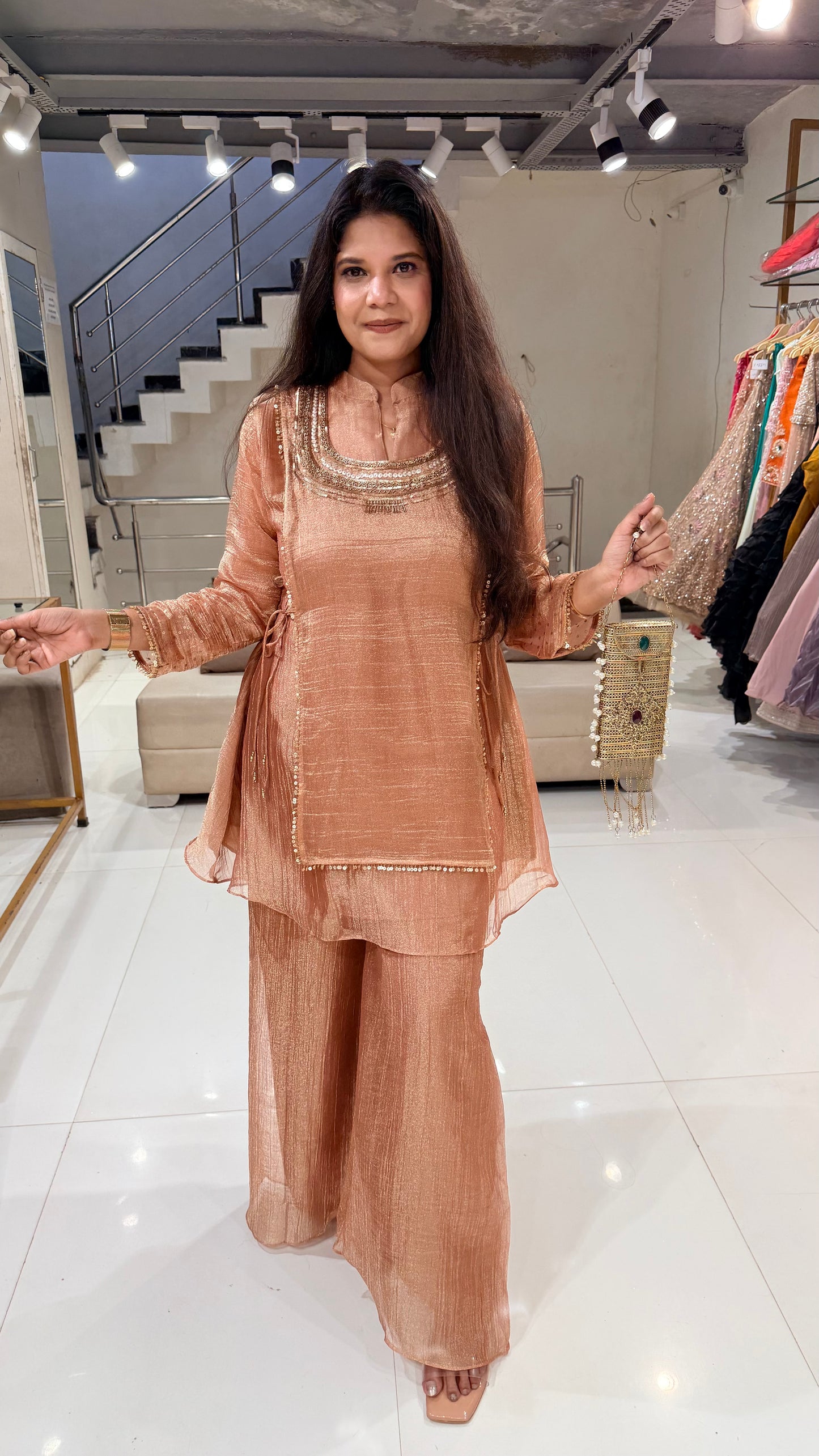 Attached flap co-ord set