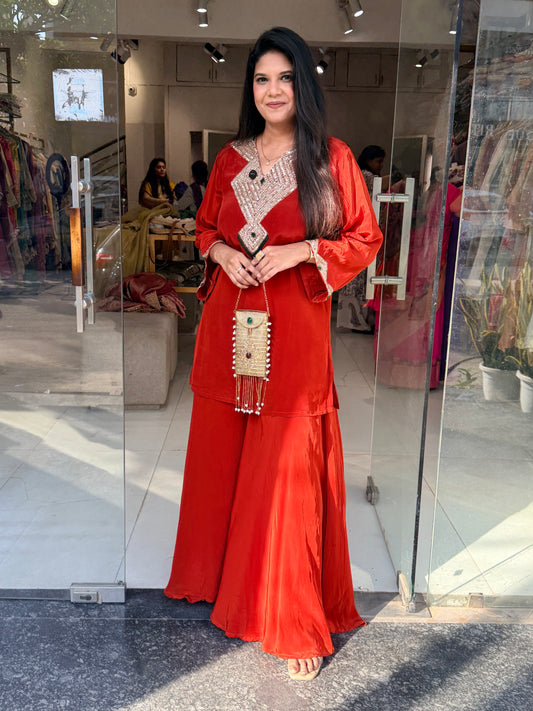 Burnt orange co-ord set