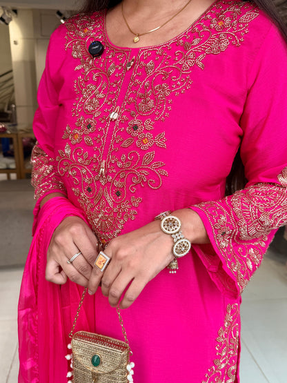 Straight pakistani suit
