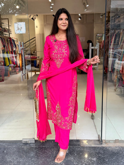 Straight pakistani suit