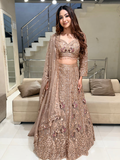 Embroided lehenga set