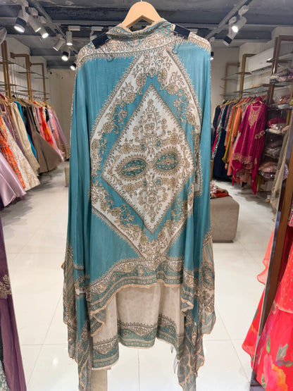 Crepe unstitched suit