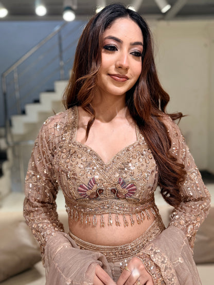 Embroided lehenga set