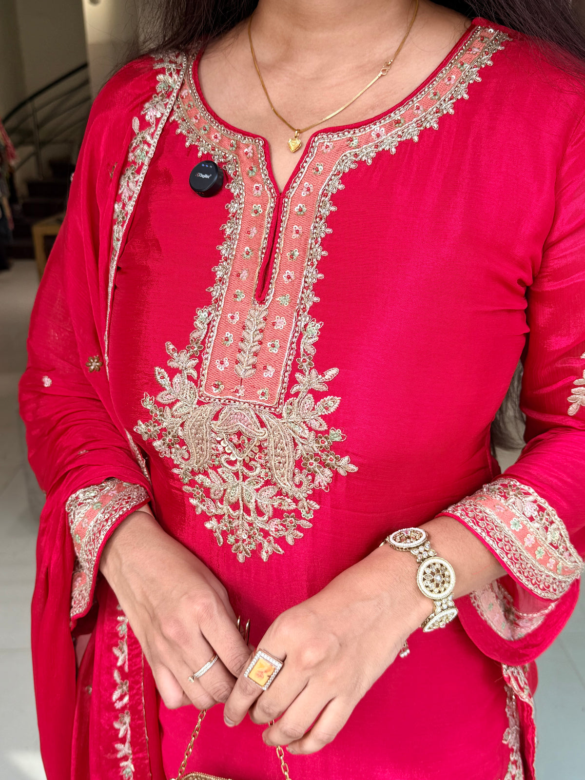 Karwachauth special apple cut sharara suit