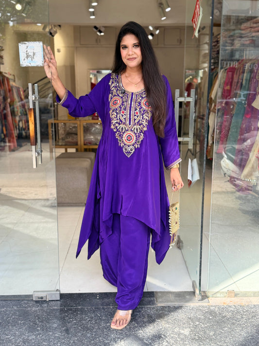 Crepe baggy co-ord set