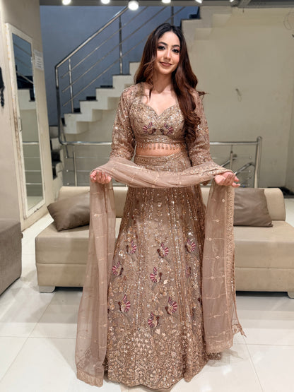 Embroided lehenga set