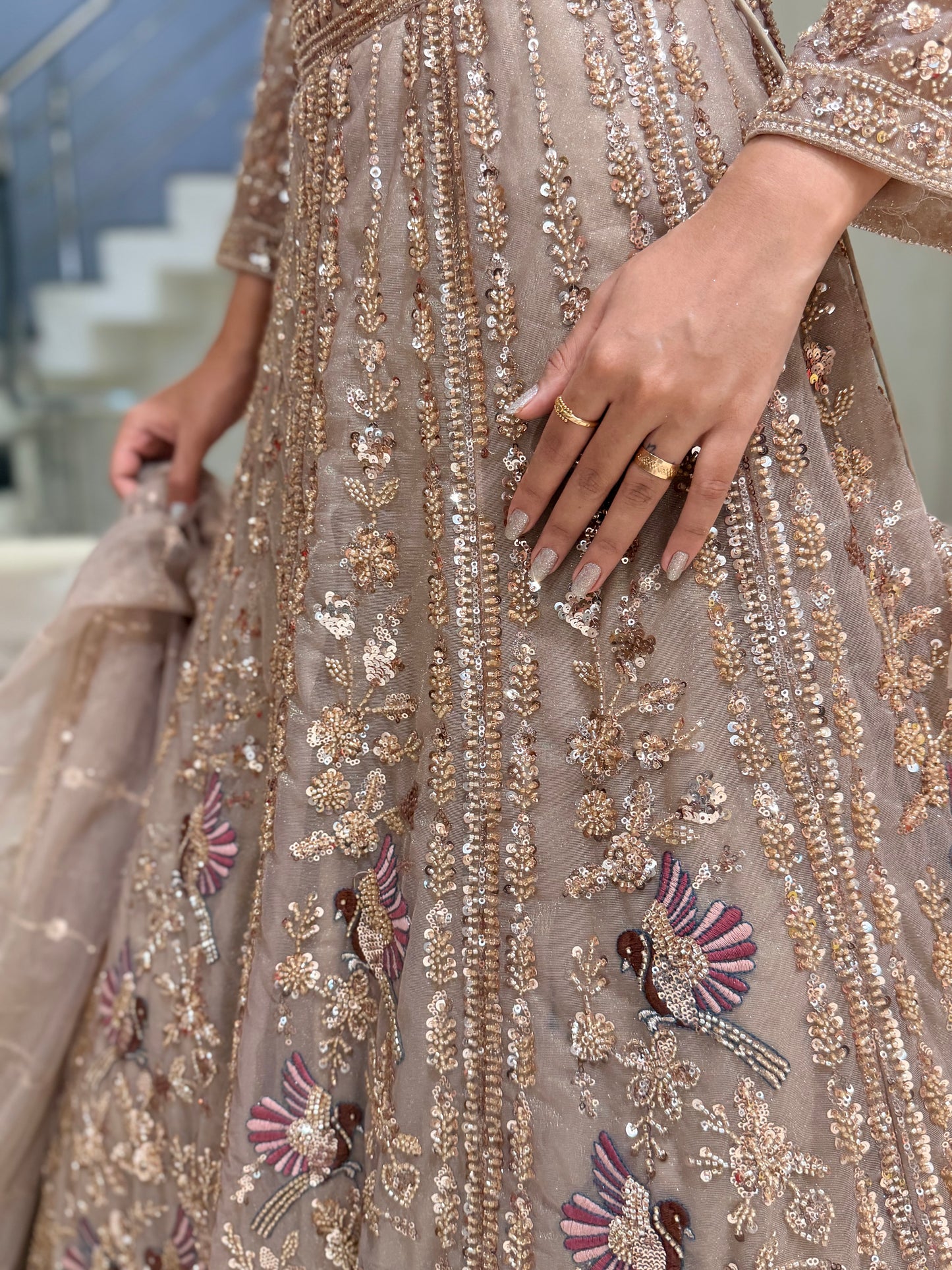 Embroided lehenga set
