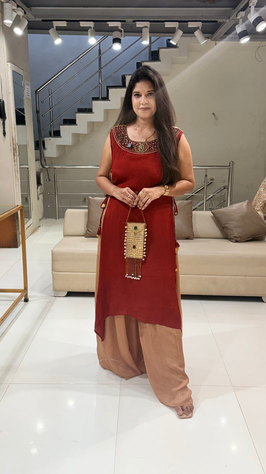 Karwachauth indowestern dress