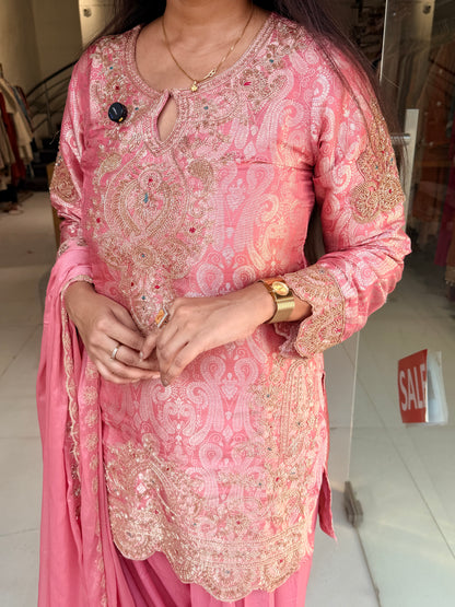 Girraf tissue farshi salwar suit