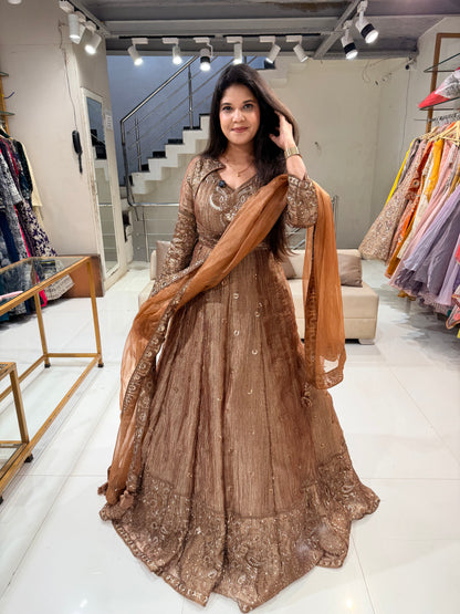Detachable jacket long maxi gown