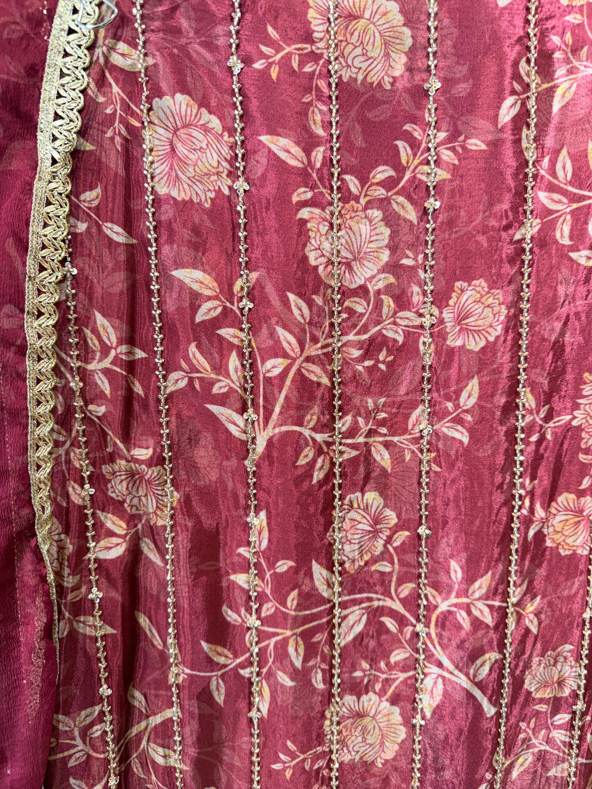 Crepe unstitched suit