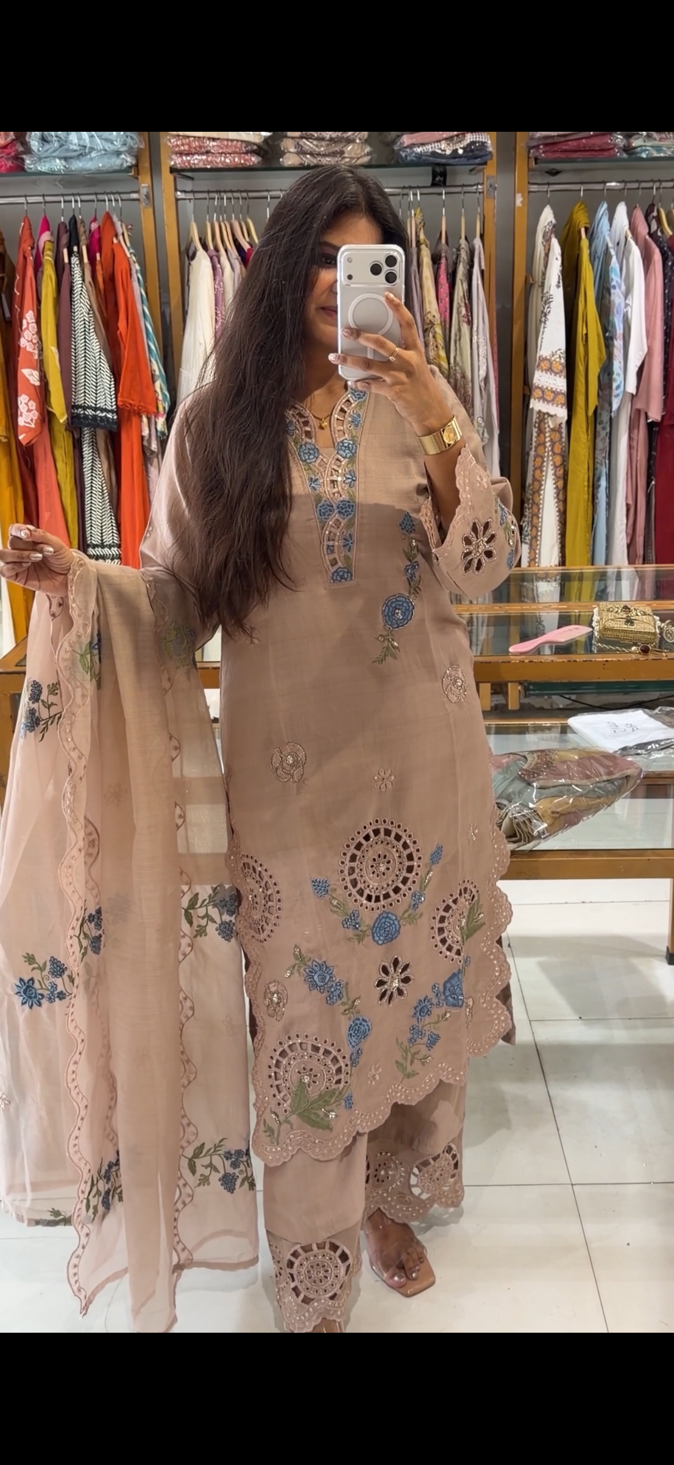 Pakistani straight cut suit