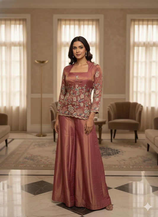 Copper Bustier co-ord set