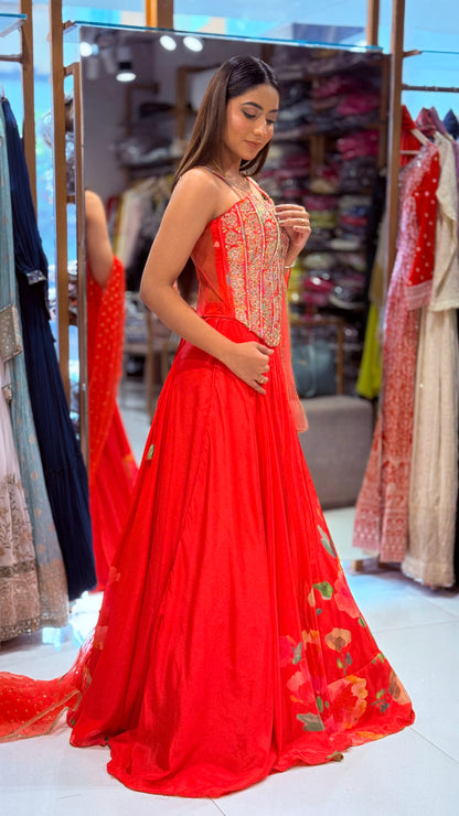 Carnival floral lehenga set