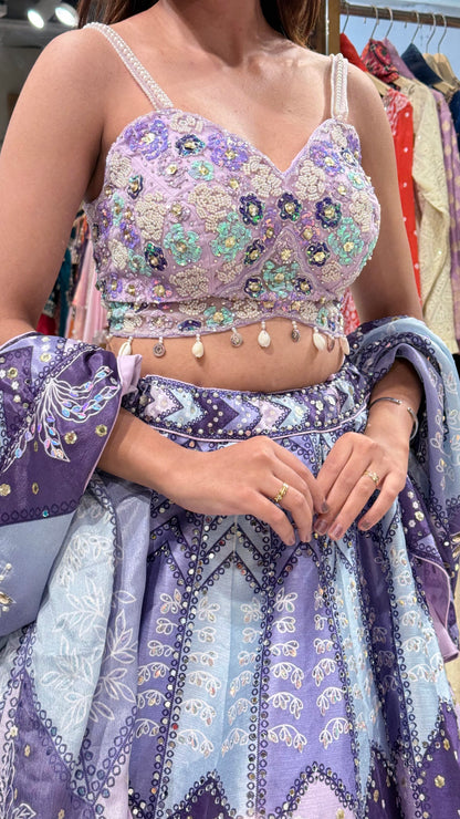 Carnival multi lehenga set