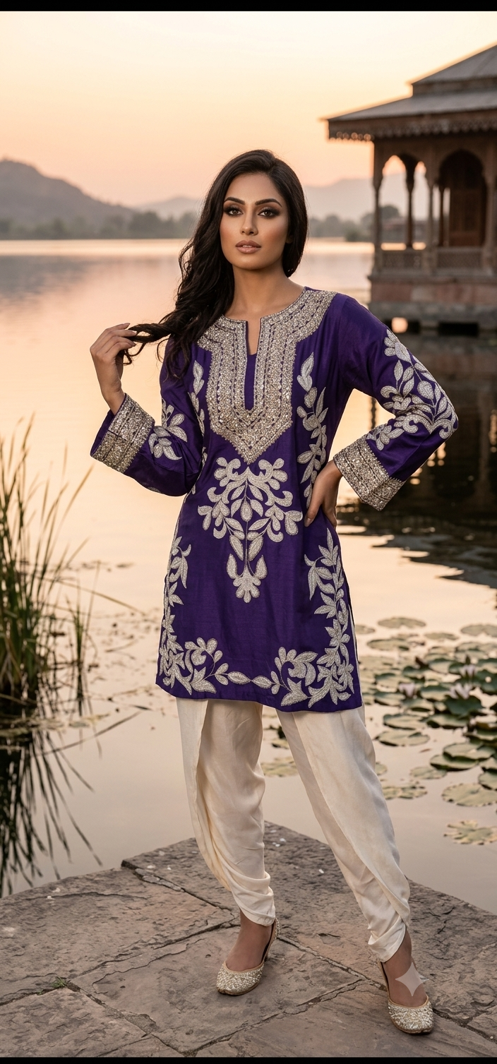 Dola silk tulip co-ord set