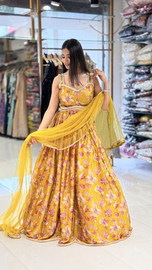 Nima floral lehenga set